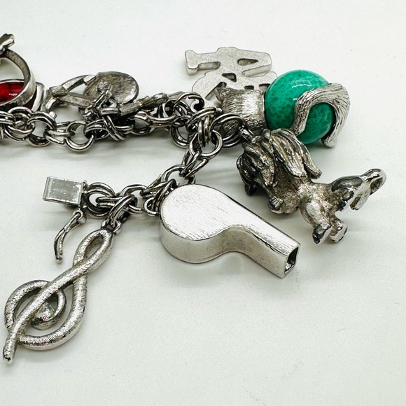 Vintage Sterling Charm Bracelet - Picture 11 of 17